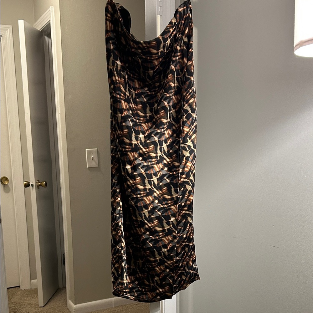 Jason Wu Leopard Print Midi Skirt